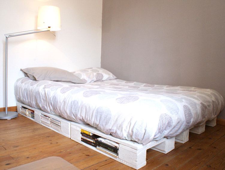 Tuto Lit Palette Bois : DIY Pallet Bed Frame Ideas Tuto Lit Palette Bois : DIY Pallet Bed Frame Ideas