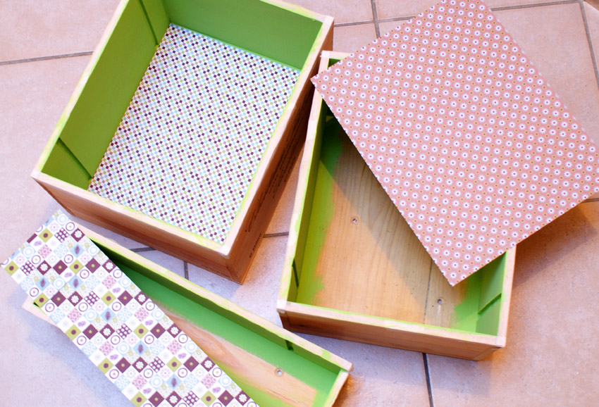 DIY simples avec des caisses